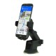 Suporte veicular universal para Smartphone/GPS/Iphone trava automática base ventosa de silicone